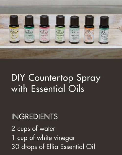Homemade Countertop Cleaning Spray