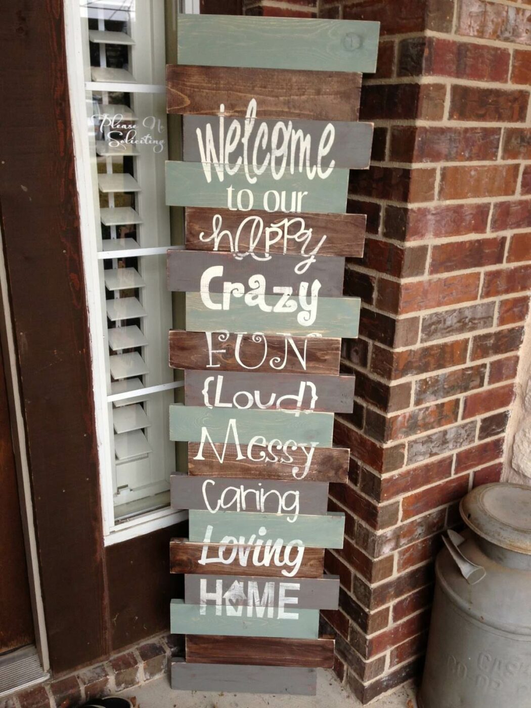 Playful Porch Sign with Whimsical Lettering
