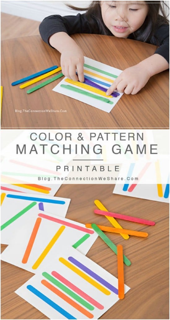 Fun DIY Color And Matching Game
