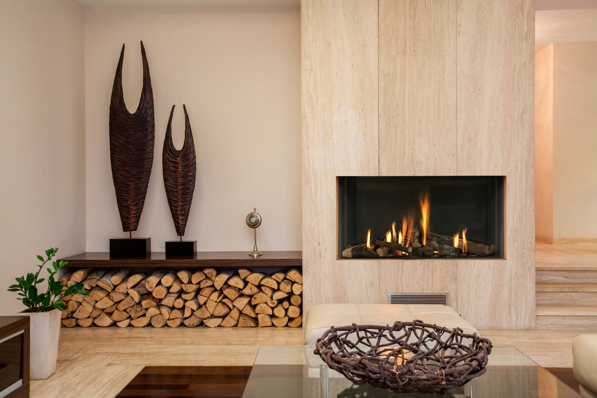 fireplace modern unique