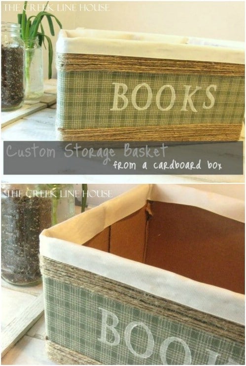 Custom Twine Storage Basket