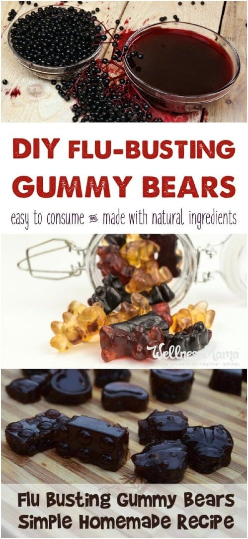 Homemade Flu Fighting Gummy Bears