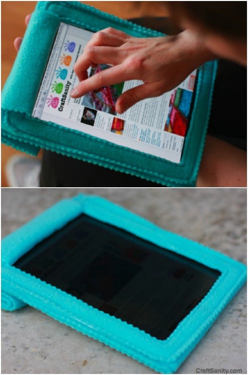 DIY Fleece iPad Cozy
