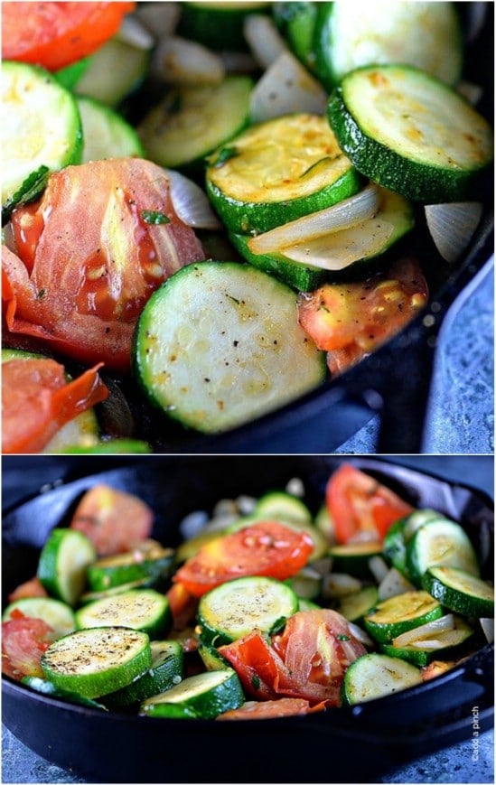 Quick And Easy Skillet Zucchini
