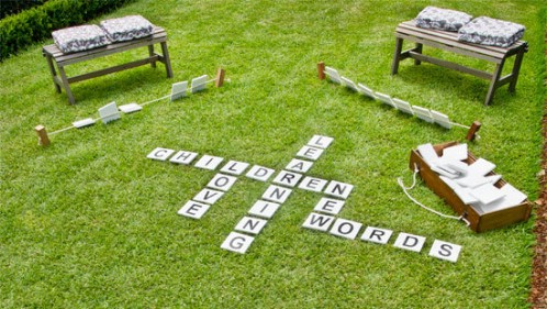 Lawn Scrabble