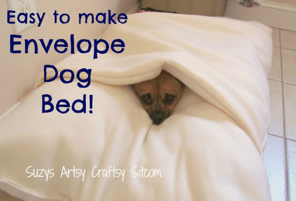 Easy-to-sew Envelope Bed for Snuggly Dogs