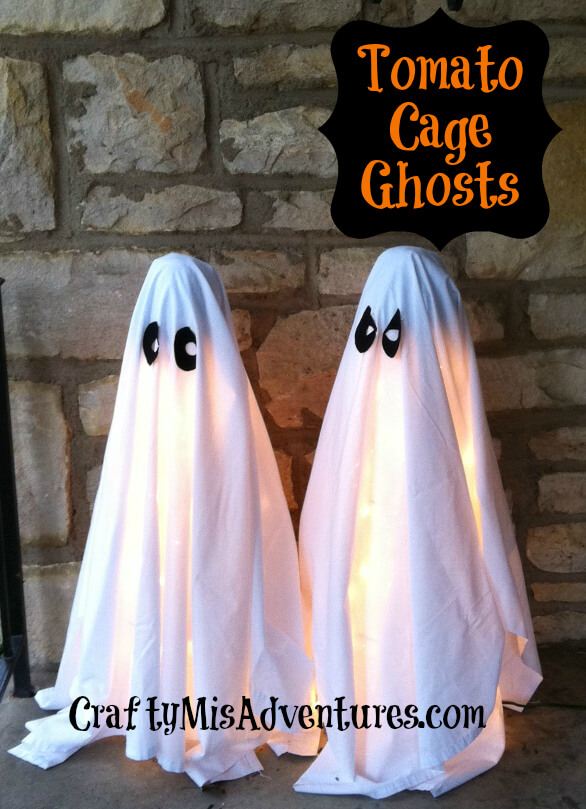 Cute Ghosts This Halloween | Scary DIY Halloween Porch Decoration Ideas | vintage halloween porch