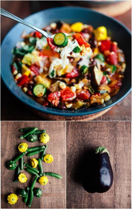 Black Bean Chili With Summer Vegetables