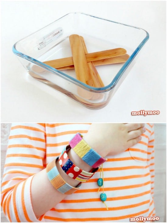 Genius Craft Stick Bracelets