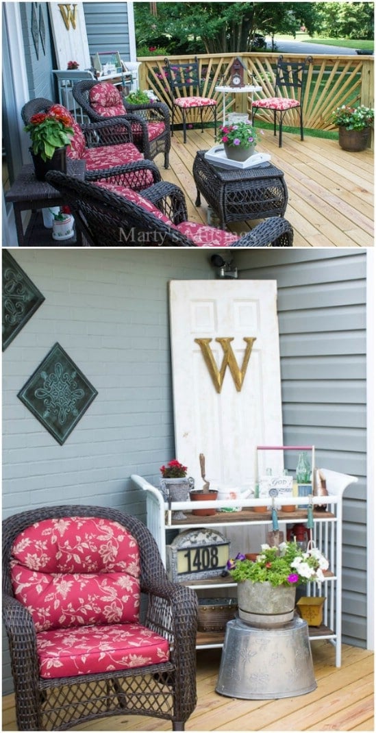 Decorative DIY Garden Cart