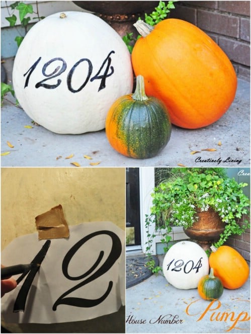Make a Pumpkin House Marker