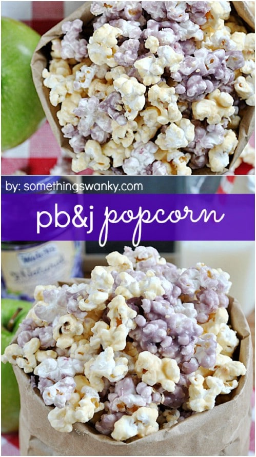 Peanut Butter And Jelly Popcorn