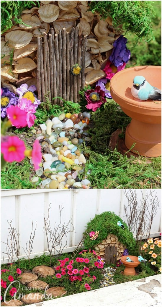 Easy DIY Planter Box Fairy Garden