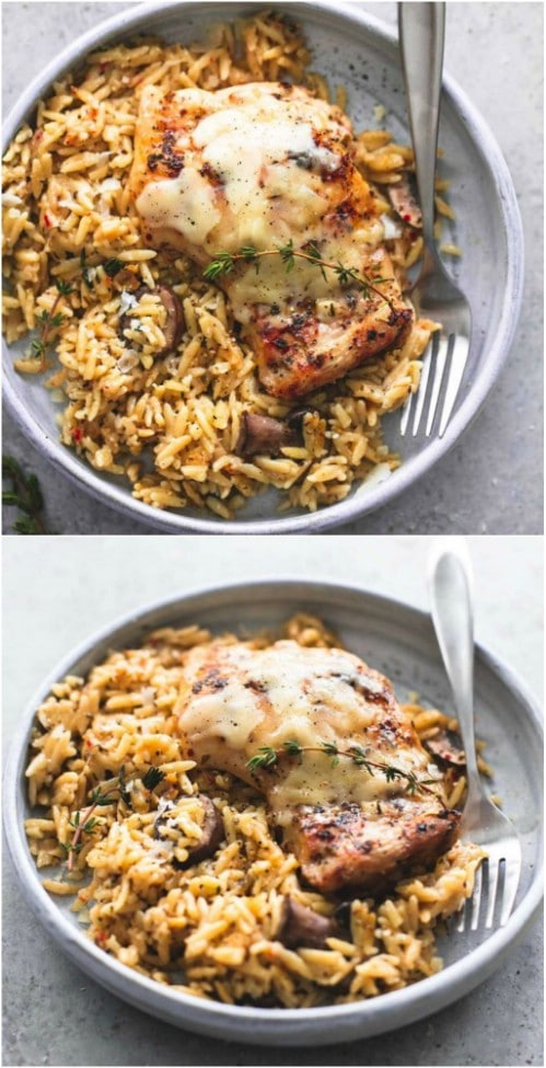 Herb Chicken With Orzo
