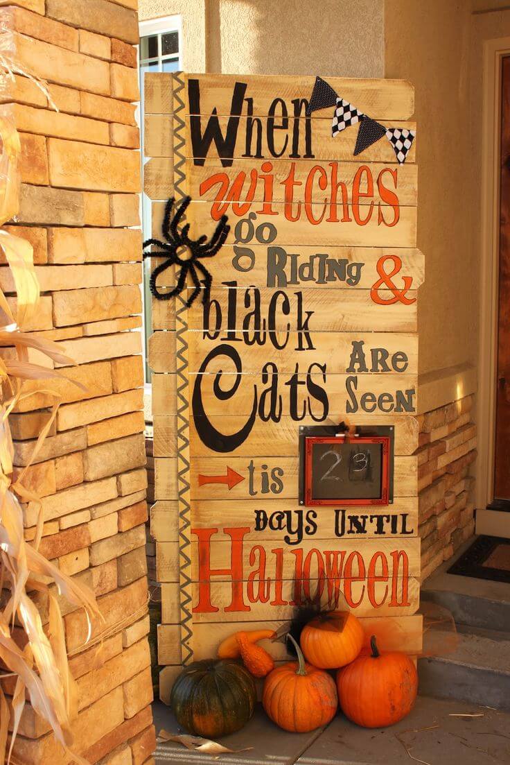 The Great Halloween Countdown | Scary DIY Halloween Porch Decoration Ideas | vintage halloween porch