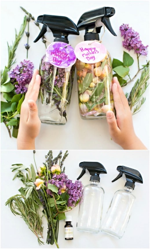 Homemade Floral Herb Perfume