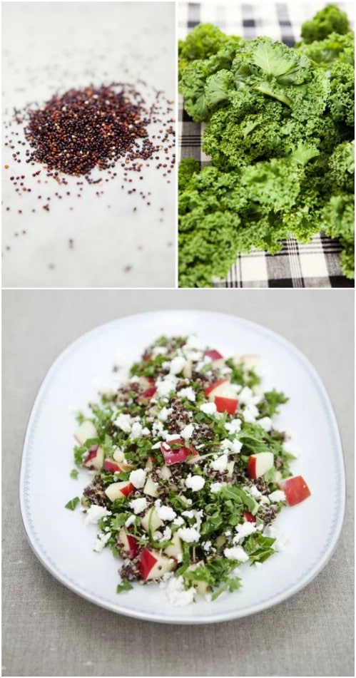 Quinoa, Kale And Apple Salad