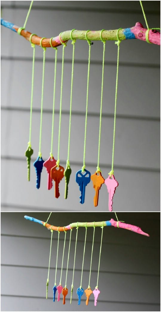 Kids Craft – DIY Key Wind Chime