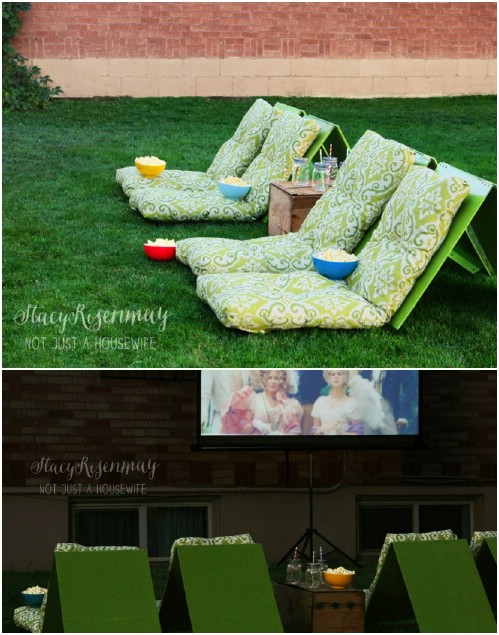 DIY Outdoor Movie Seats