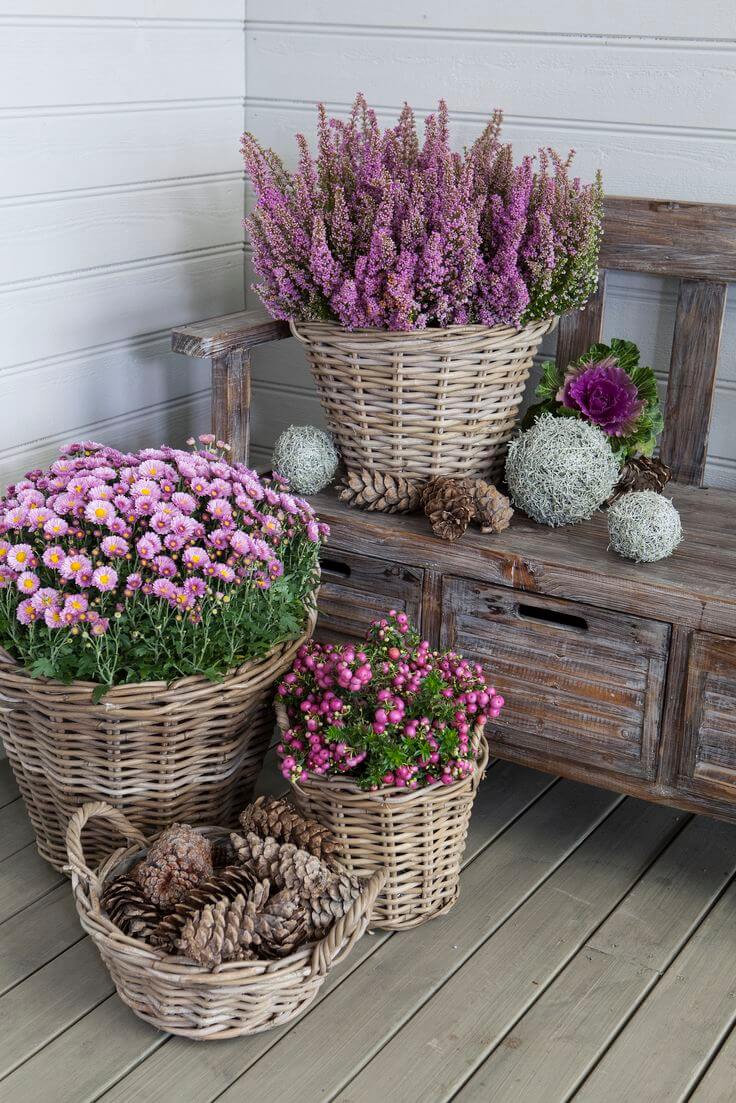 Welcome Spring 17 Great DIY Flower Pot  Ideas for Front Doors