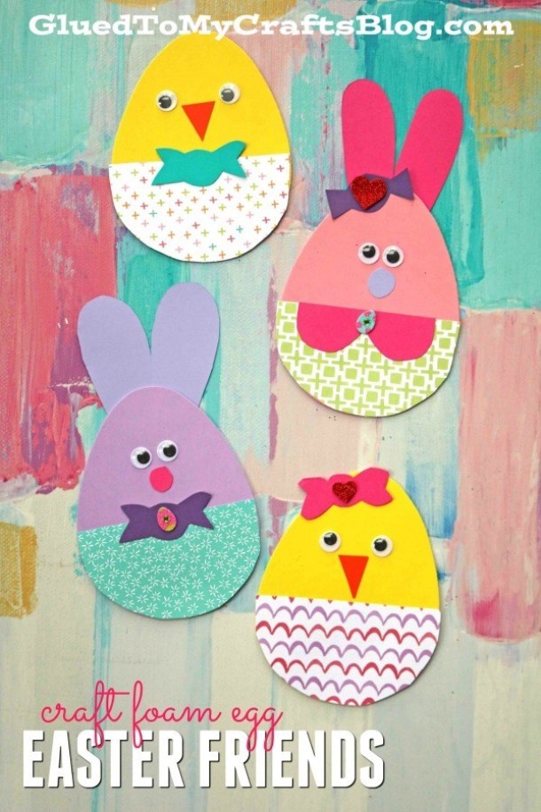 15 Cute and Fun Easter Crafts for Kids (Part 3) - Easter Crafts for Kids, Easter Crafts for Kid, Easter crafts, DIY Easter Decor Projects, DIY Easter Carrot Decorations, diy Easter