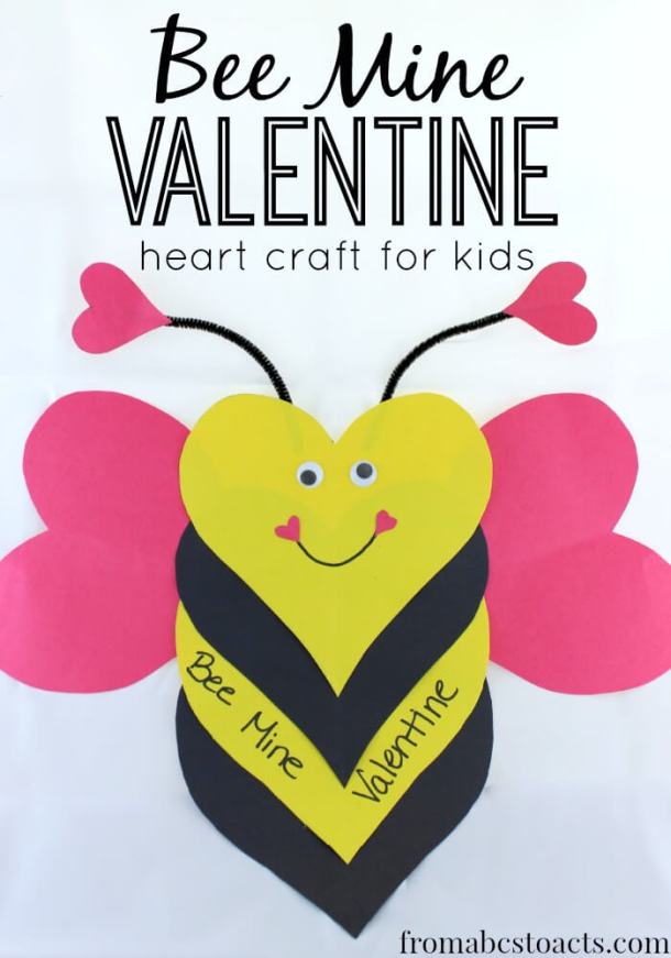 15 Easy Valentine's Day Crafts for Kids (Part 2) - Valentine's Day Crafts for Kids, valentine's day crafts, DIY Valentine's Day Crafts for Kids