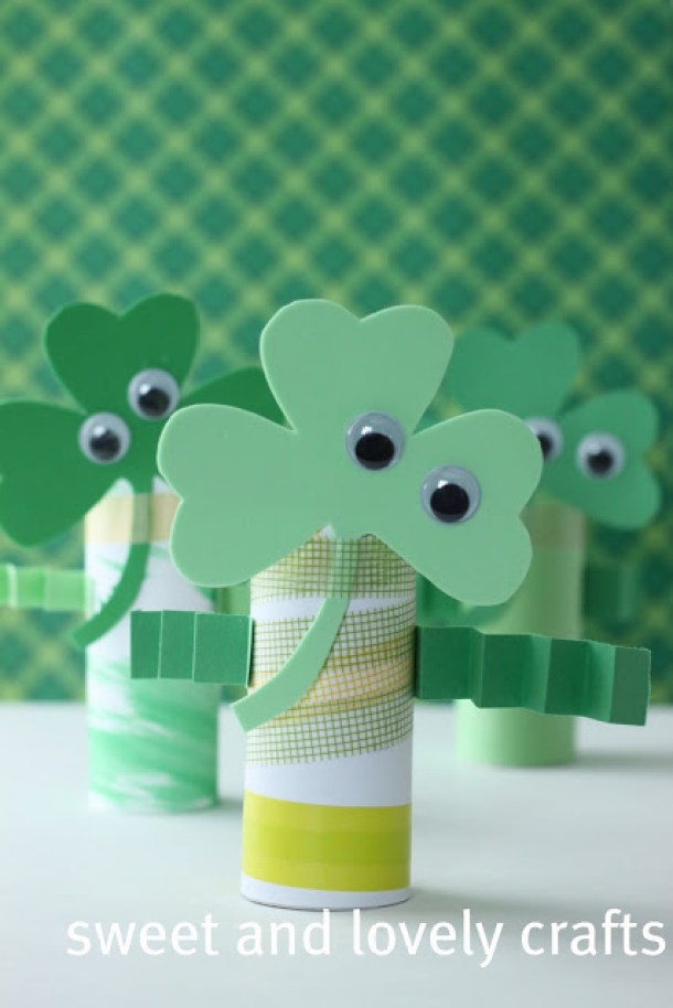Lucky Shamrock Crafts for Kids to Make this St. Patrick’s Day (Part 3) - St. Patrick's Day, DIY St. Patrick's Day Decoration, DIY St. Patrick's Day