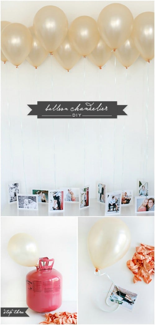 Balloon Photo Chandelier