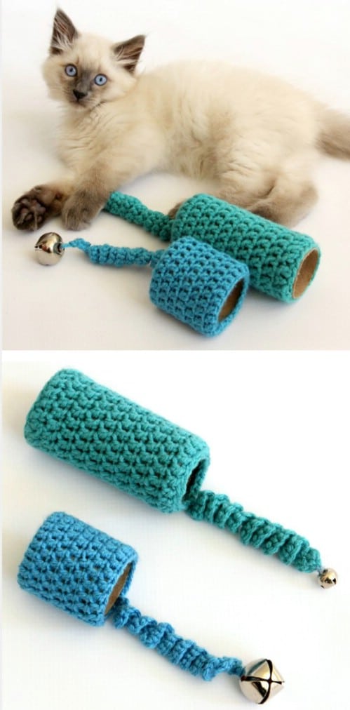Crochet Toy From Toilet Paper Roll