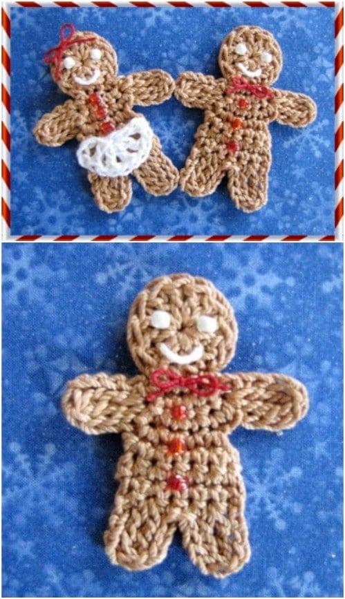 Easy Crochet Gingerbread People