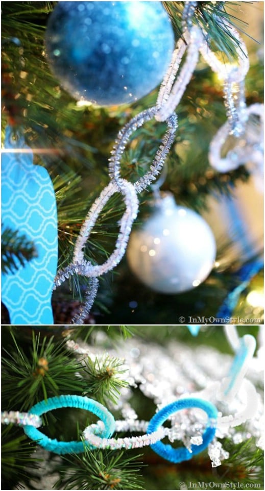 Festive Pipe Cleaner Garland