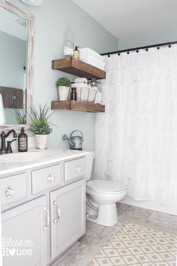 15 Lovely Shabby Chic Bathroom Decor Ideas, Shabby Chic Bathroom Decor
