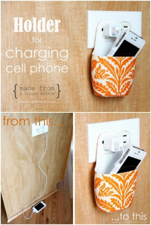 Recycled Bottle Hanging Charging Station