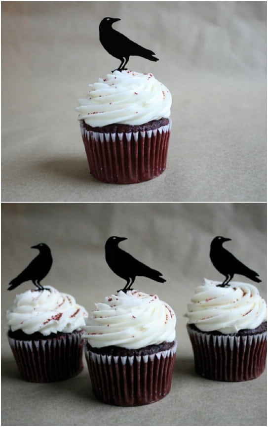 Quoth The Raven Cupcakes