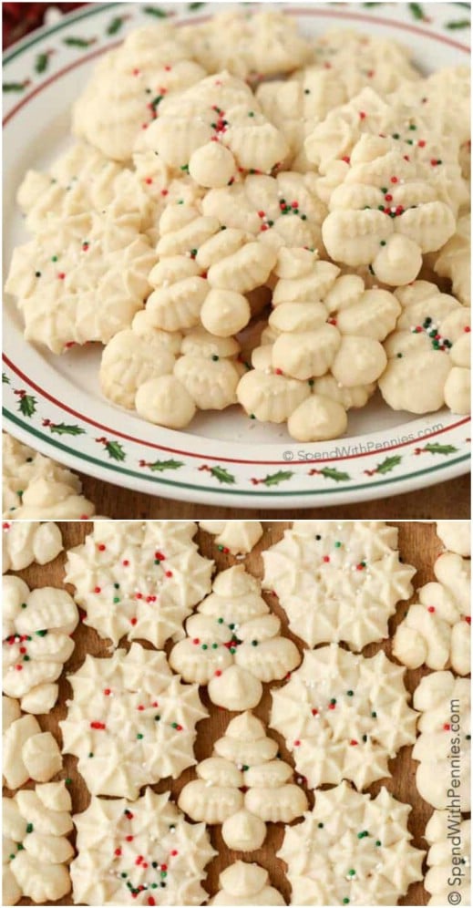 Easy Cookie Press Shortbread Cookies