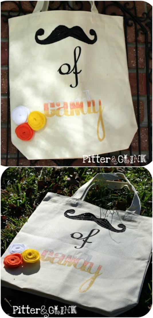 Easy DIY Stenciled Trick-Or-Treat Bags