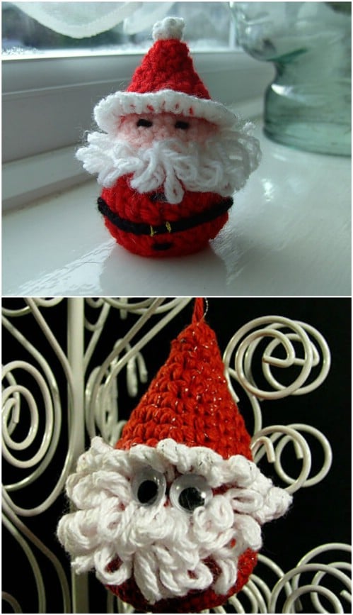 Easy Crochet Santa Claus Candy Cover