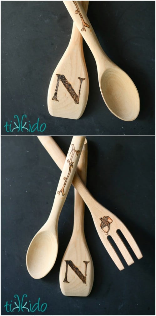 Custom DIY Wooden Spoons