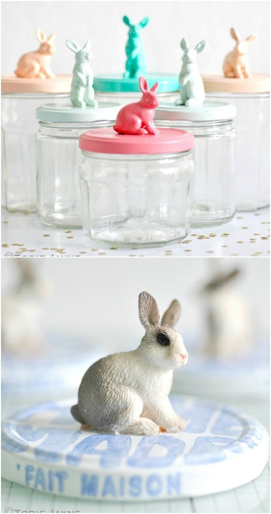 Bunny Jar Toppers