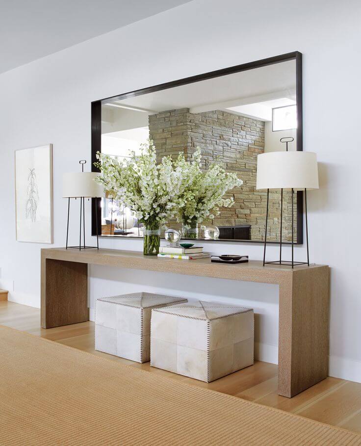 Focal Point Mirror Idea for Large Rooms