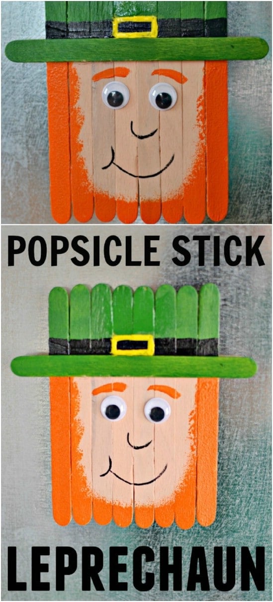 Popsicle Stick Leprechaun