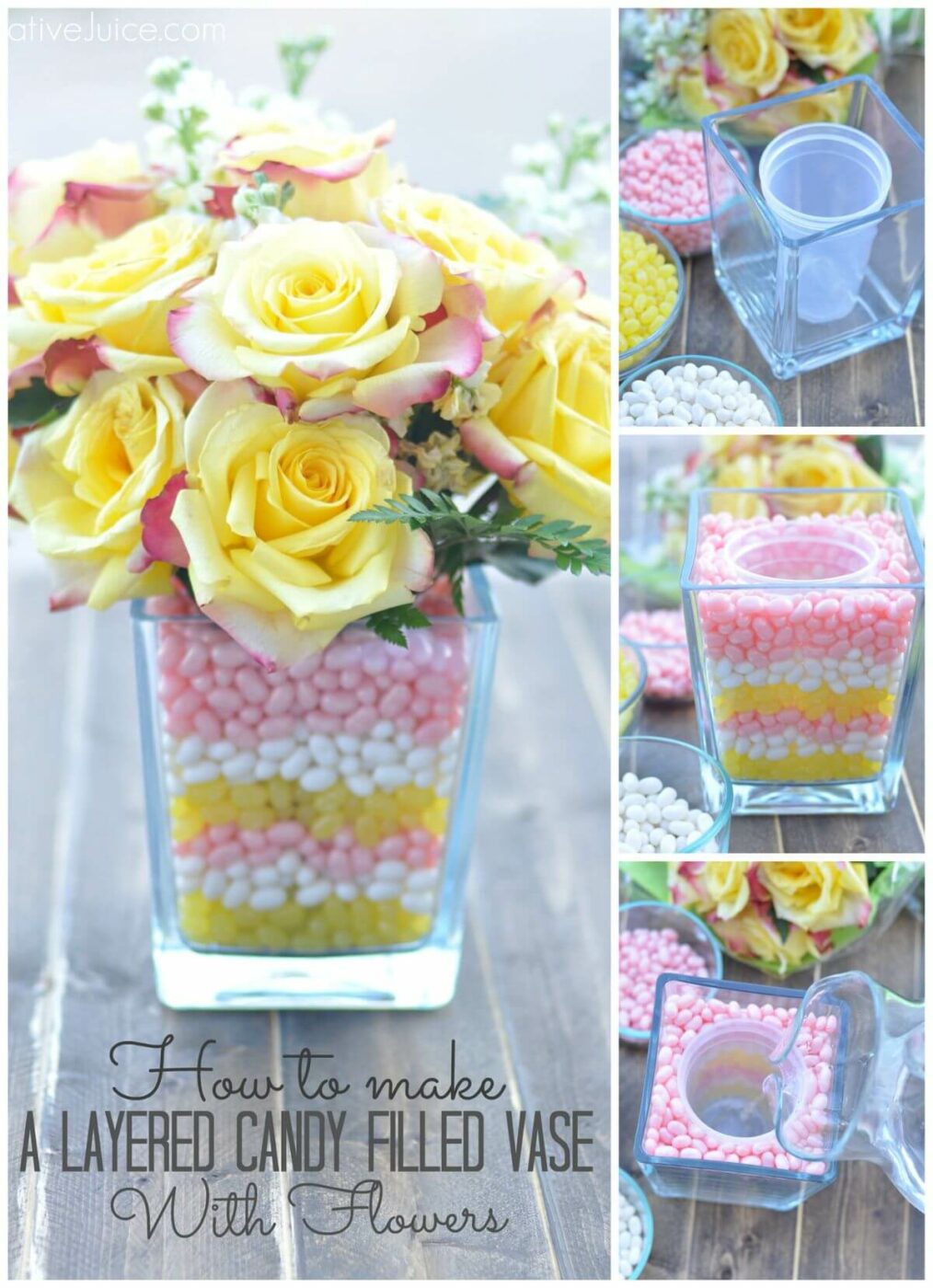 Springtime Sweets: A Bouquet Candy Dish