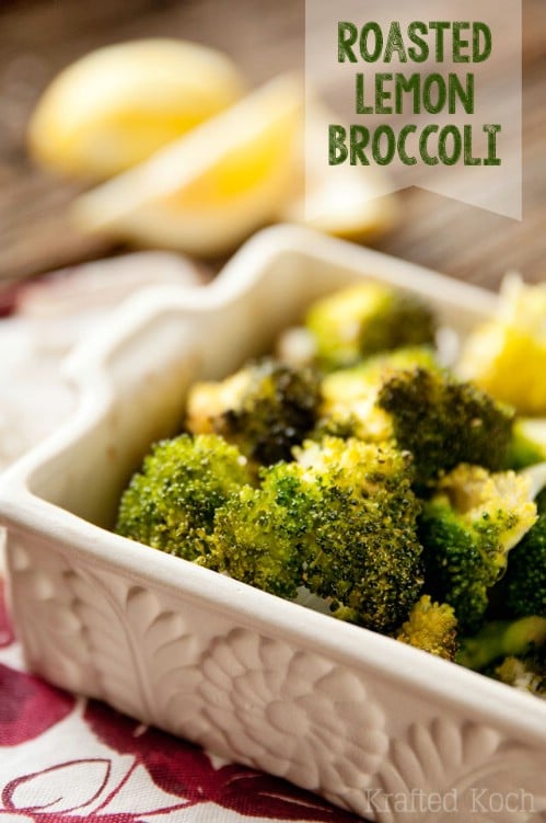 Roasted Lemon Broccoli