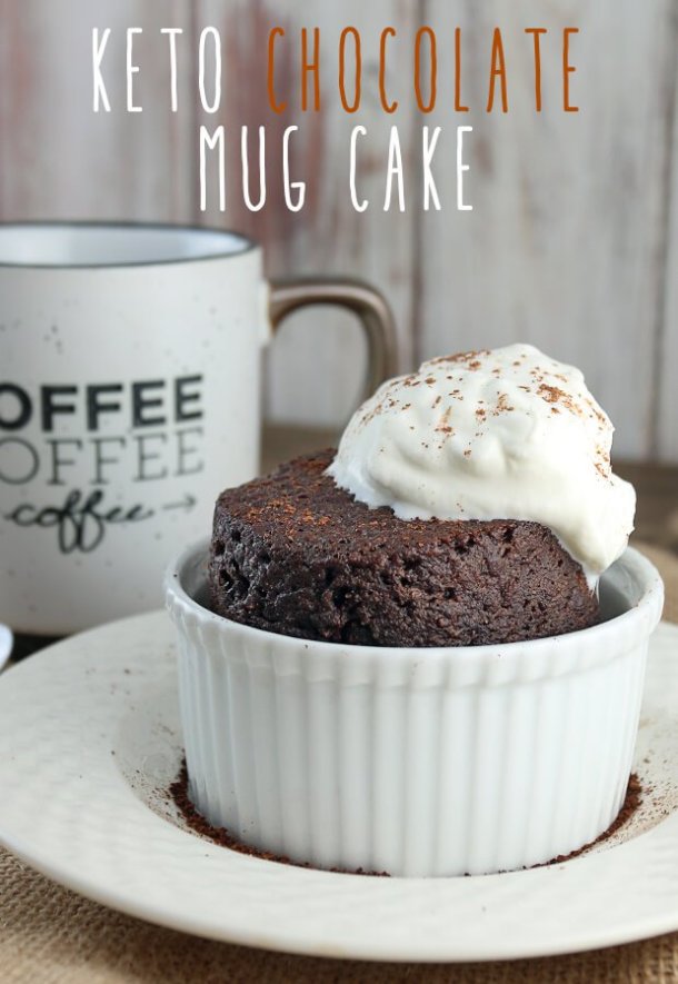 15 Easy and Quick Low Carb Mug Cakes - Mug Cakes, Mug Cake Recipes, Low Carb Mug Cakes, keto recipes, keto Mug cakes, Keto Cookies