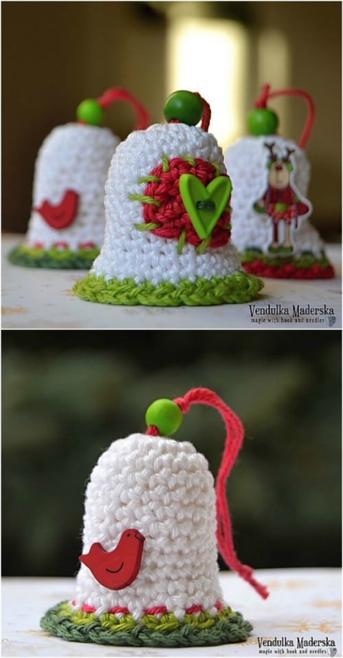 DIY Crochet Christmas Bell