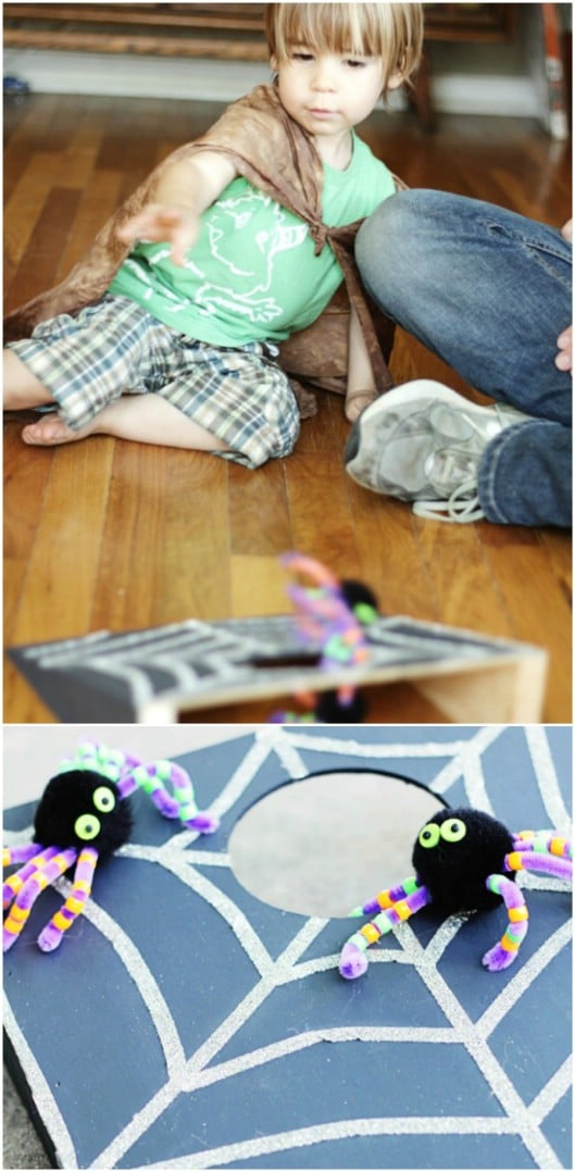 DIY Halloween Cornhole Game For Kids