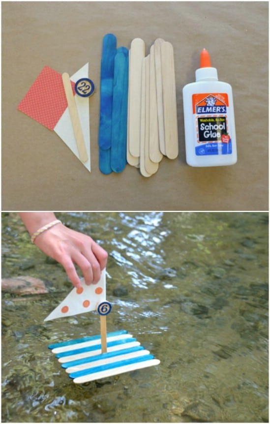 Fun Popsicle Craft Boats