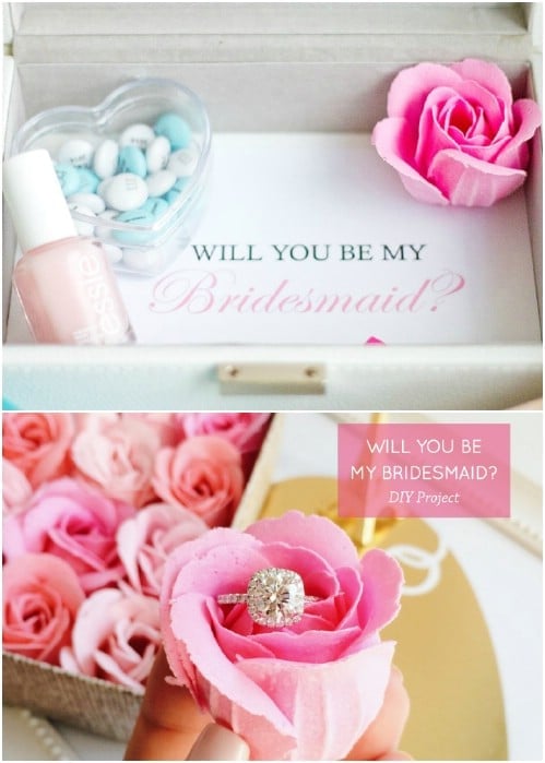 DIY Personalized Bridesmaid Jewelry Boxes