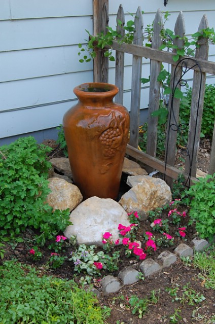 Small DIY Garden Fountain