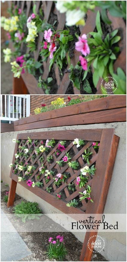DIY Vertical Flower Bed